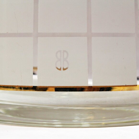 Bill Blass Mid Century Vintage Glass Pitcher - Picture 5 of 7